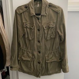 Free People Military Jacket